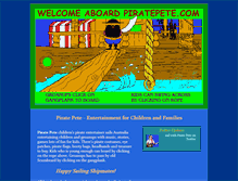 Tablet Screenshot of piratepete.com